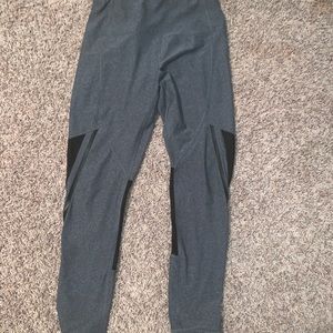 High Waisted mesh detailed leggings